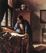 The Geographer, Jan Vermeer